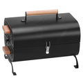 Outdoor portable barbecue grill smokeless foldable barbecue grill thickenedcamping style large frying and grilling dual-purpose charcoal barbecue stove