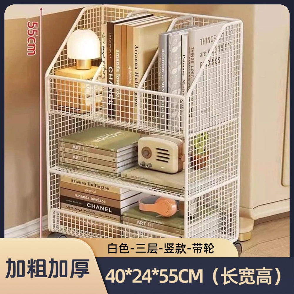 new snack storage rack multifunctional under-desk organizer mobile bookshelf desk storage shelf