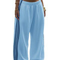autumn cross-border hot girl style women's high-waisted slimming patchwork loose wide-leg sweatpants