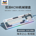 Viewsonic kc98 mechanical keyboard, 102-key wired keyboard, esports gaming, office, usb universal, hot-swappable, customizable