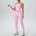 European and american new quick-dry seamless yoga set - pilates, workout, outdoor, casual running, and fitness apparel