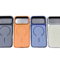 Suitable for iphone17 excimer frosted magnetic phone case apple 16 skin-like simple large window pc mobile phone case