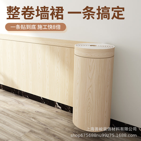 Wallpaper Self-adhesive waterproof and moisture-proof wall skirt wallpaper imitation tile wall sticker marble wall decoration renovation sticker
