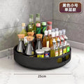 New rotating multi-functional corner shelf for kitchen spices, living room countertops, bathroom makeup storage - medium to tall