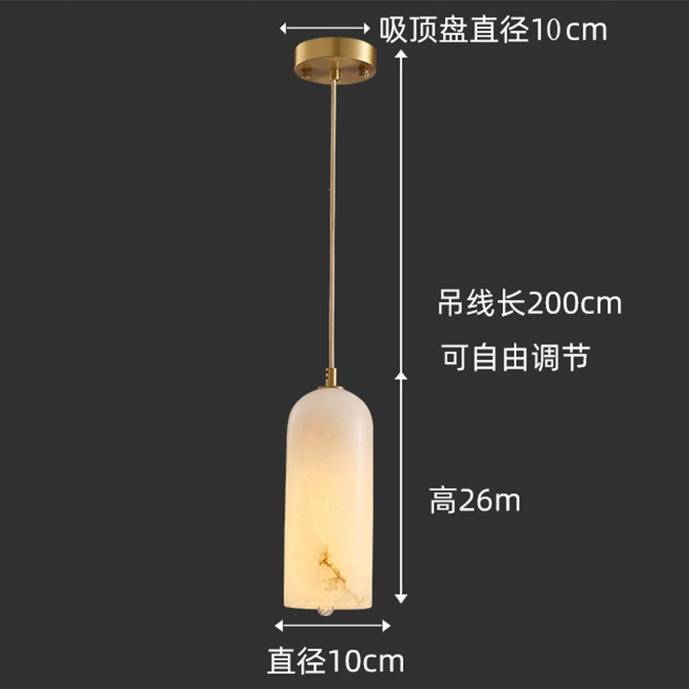 Source factory cross-border wholesale hot style natural accessible luxury spanish marble chandelier bedroom bedside decoration small chandelier