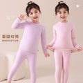 Kids silk cashmere boneless autumn clothes and long johns boys and girls home clothes baby heattechintimatessuit type a wholesale