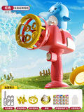 New electric bubble machine with multiple bubble nozzles - fully automatic, handheld bubble gun toy for fun and games!