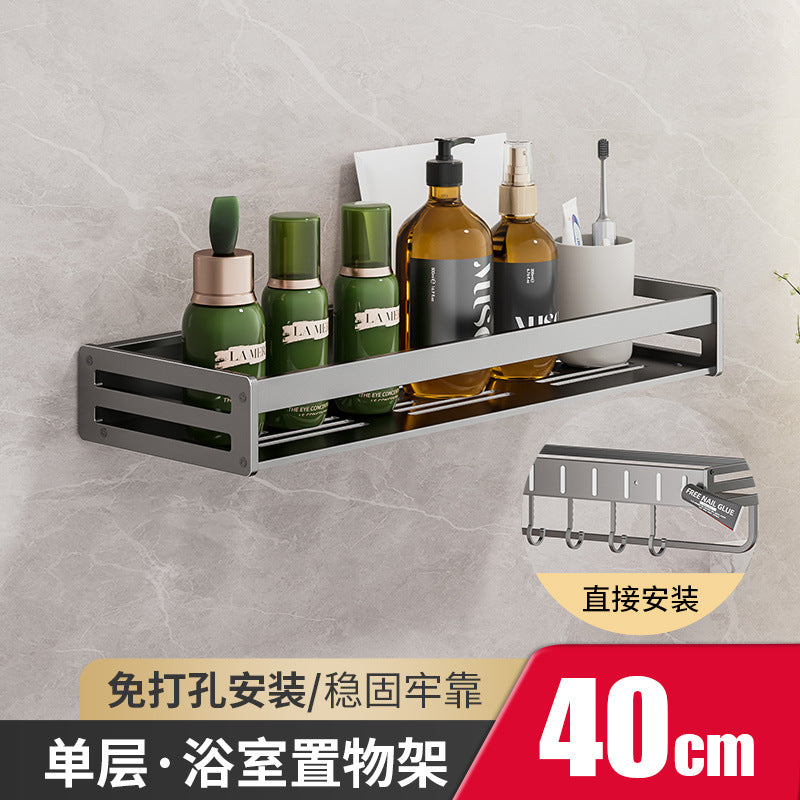 Removable bathroom rack No punching Wall-mounted toilet Toilet washstand Wall toilet storage rack