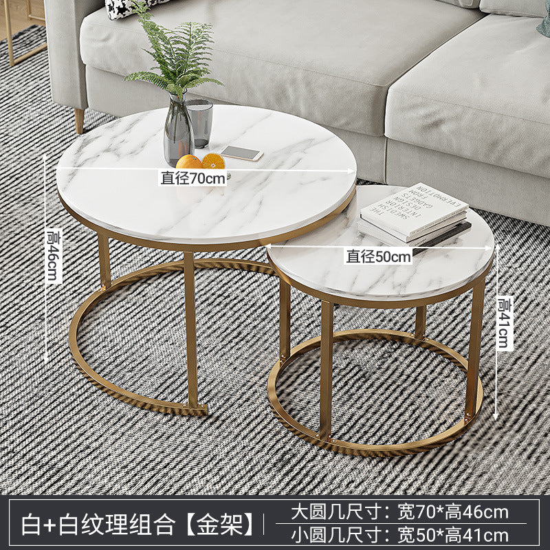 Coffee table living room for home round table small apartmentaccessible luxurycasual modern new arrival sofa coffee table balcony