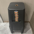 Thickened plastic stool stackable for home living room dining table high stool square stool restaurant spare casual stool storage stool
