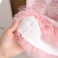 Princess dress girls' spring and autumn outfit chic  new style baby girl dress spring and autumn children's autumn gauze dress formal wear
