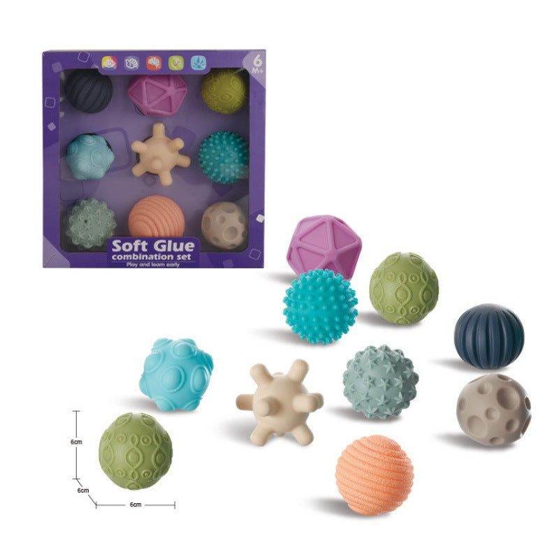 baby haptic perception grasping touch ball sensory integration training touch ball massage bath toy