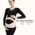 Prenatal maternity abdominal support belt, easy to put on and take off, adjustable breathable waist support belt for belly protection and pregnancy support, cross-border