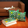 Convertible throw pillow blanket - car, office, nap, foldable backrest cushion, air conditioning quilt - chinese floral design