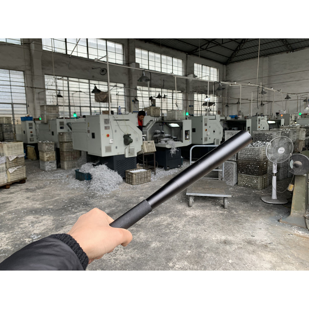 Cross-border hot-selling self-defense flashlight, strong light, various baseball bats, patrol home outdoor mace bat flashlight