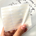Kaqi glue-free lace mesh invisible double eyelid tapes - water activated, natural seamless look, 192 patches, hot seller
