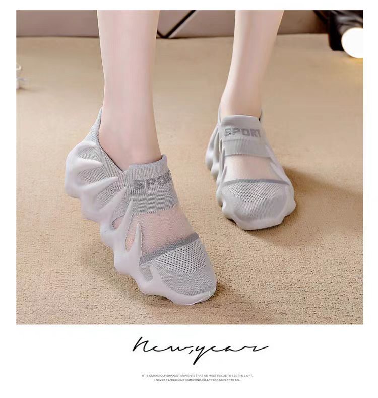 Octopus shoes women's 2025 spring/summer new collection - versatile mesh breathable lightweight shock-absorbing casual athletic running yeezy shoes