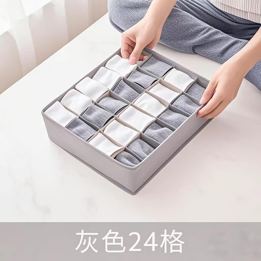 Bedroom underwear, socks storage box, box division, household drawer type drawer storage partition, socks sorting box