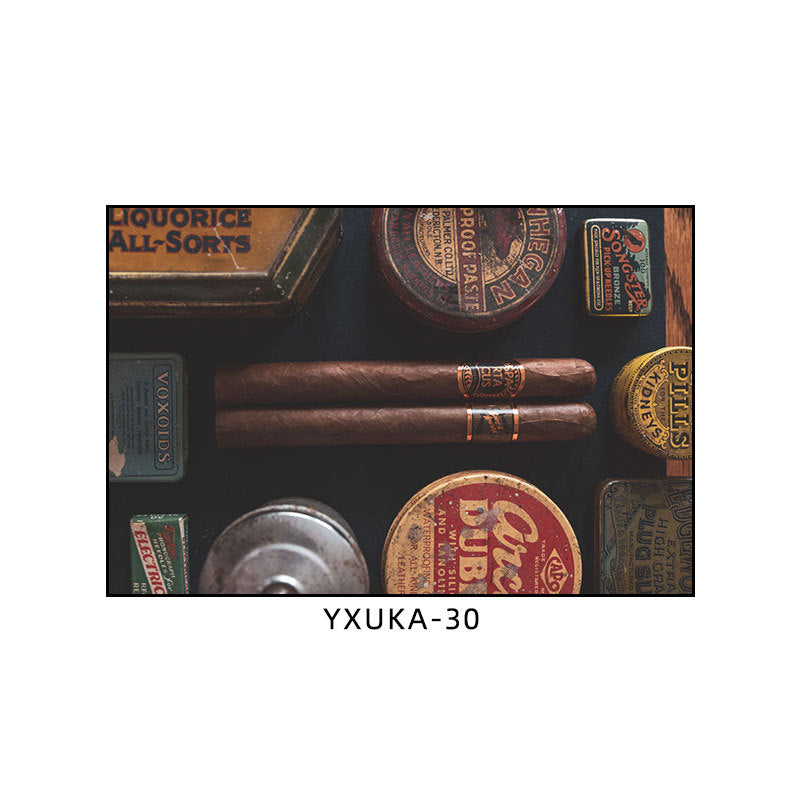 Cigar painting American bar club nightclub ktv box wall decoration painting whiskey winery beautiful woman mural