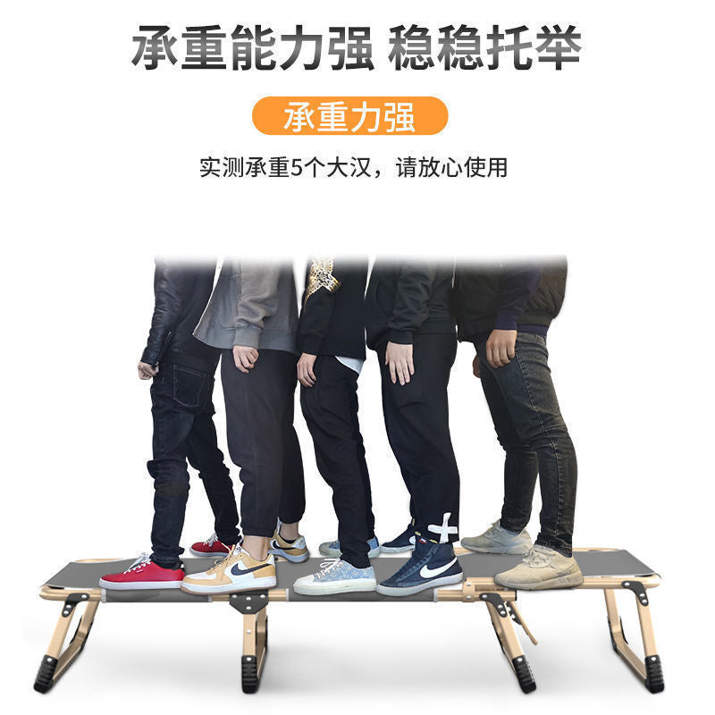 Folding bed single bedfor homesimple lunch break bed office outdoor sleeping chair camp bed multifunctional recliner wholesale