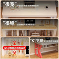 Thickened solid wood desk computer desk for home hole desk bookshelf table all-in-one combination student bedroom office desk