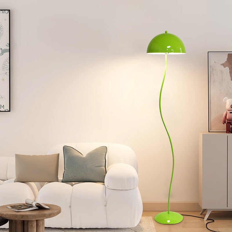 Emerald green bean sprout lamp mushroom floor lamp living room sofa bedroom ornament vintage creative atmosphere standing table lamp