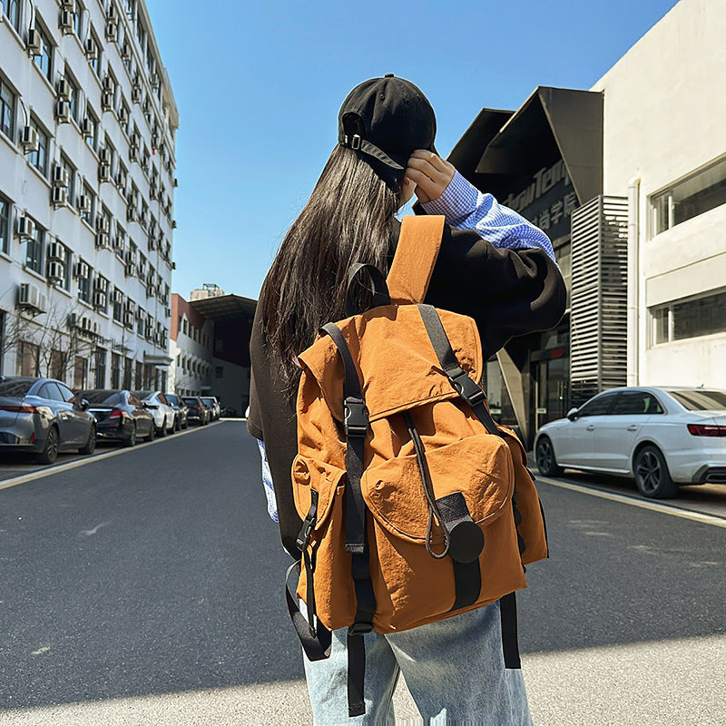 Outdoor sports mountaineering backpack large capacity travel backpack women's lightweight laptop backpack men's student schoolbag
