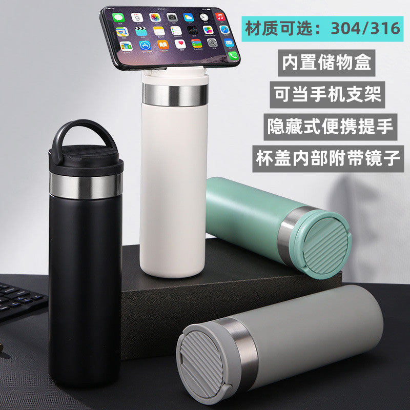 Wholesale new creative multifunctional insulated tumblers - premium business gifts for cars, portable water bottles with custom logo engraving