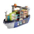 Extra-large ship kids toy set - deluxe cruise liner transporter with container cars - new cross-border product