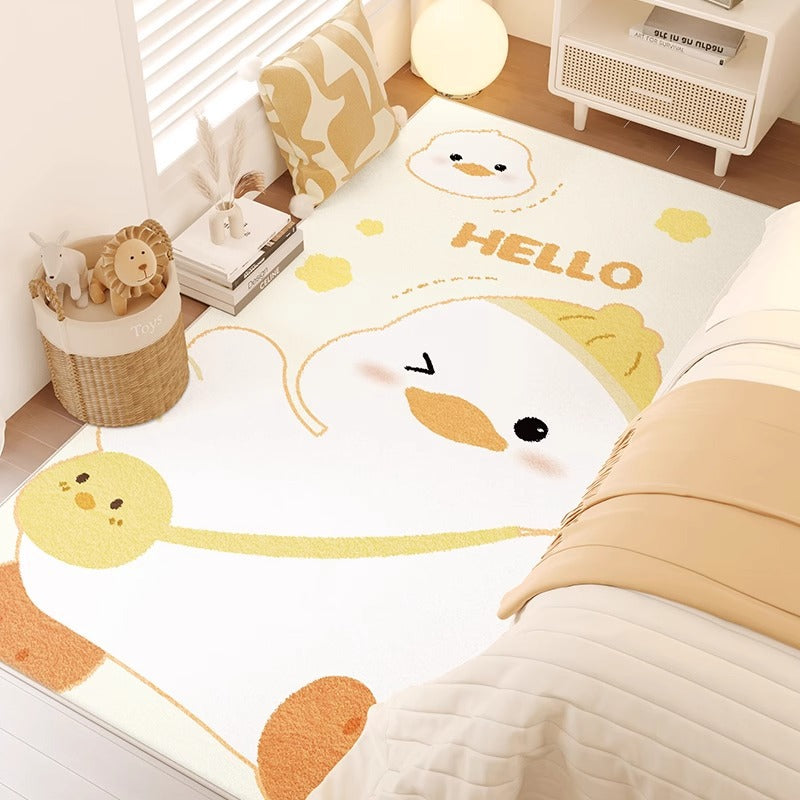 Carpet bedroom bedside blanket kids room cartoon new arrival room bedside cute thickened bed floor mat