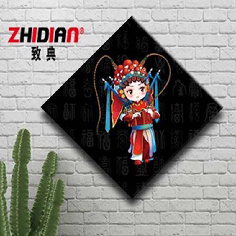 Hotel wall decoration paintings Peking Opera character murals Restaurant noodle shop wall creative catering Hot pot shop box hanging paintings