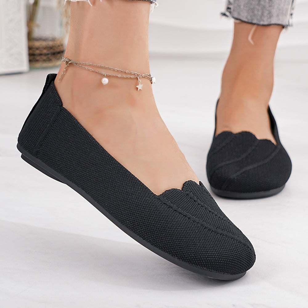 new arrival flying mesh flatsflats women's summerflats slip-on soft bottom plus size breathable work shoes