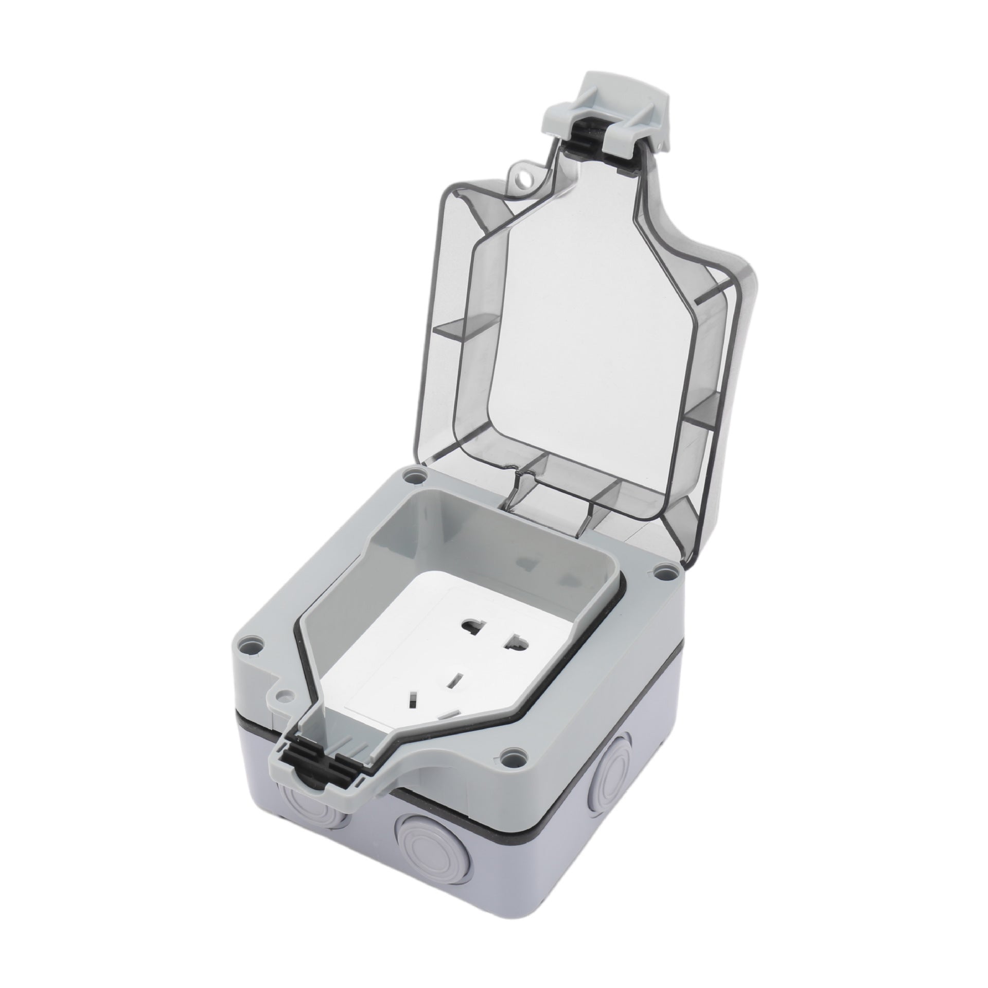 Outdoor waterproof socket box type 86 rainproof switch cover Outdoor open charging row plug splash-proof box Switch box Multi-purpose