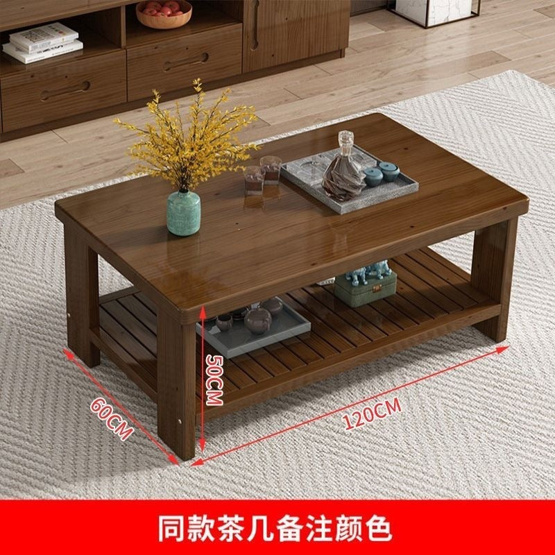Solid wood sofa combination new chinoiseriefor home living room small apartment straight row three-person slot simple rental room single sofa