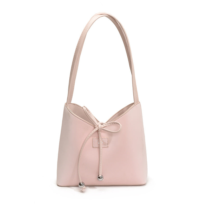 Cross-border 2025 new trendy summer shoulder bag women's bag foreign style simple bag fashion casual bag messenger bag bucket bag