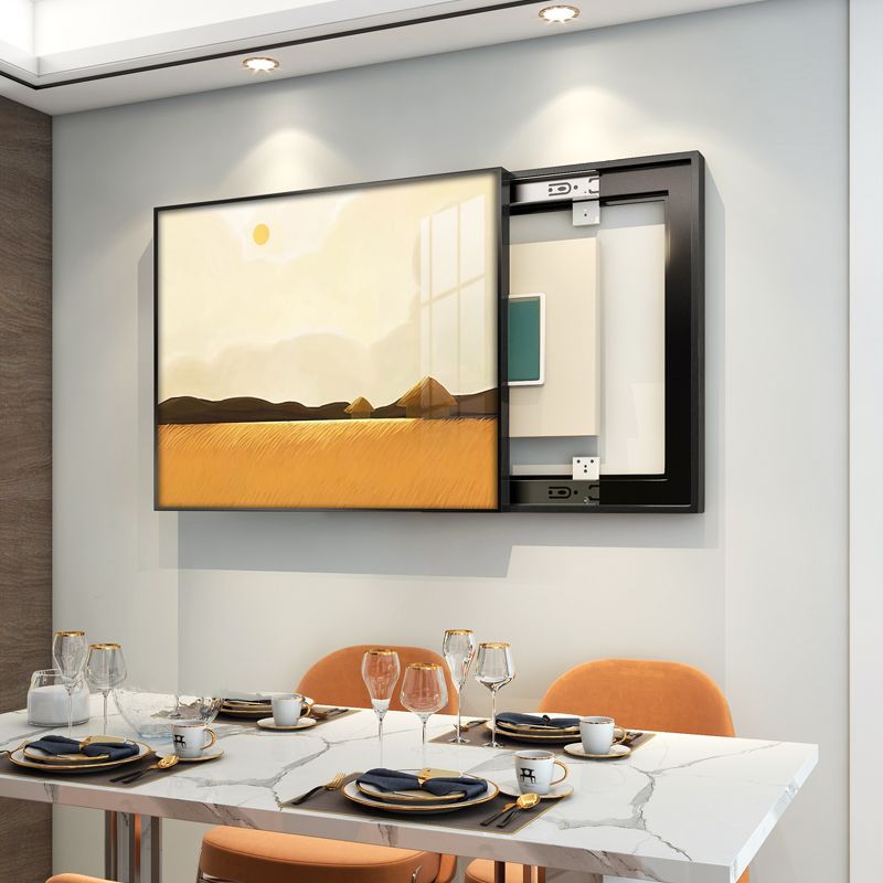 Nordic wind distribution box decorative painting modern abstract meter box decoration blocking restaurant electric switch box weak electric box hanging painting