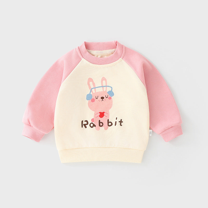 Spring & fallnew arrivalkidslong sleevessweatshirttoddler bottom shirt for boys and girlsautum babytopsbaby clotheschildren's clothing
