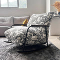 Zebra print knitted fabric