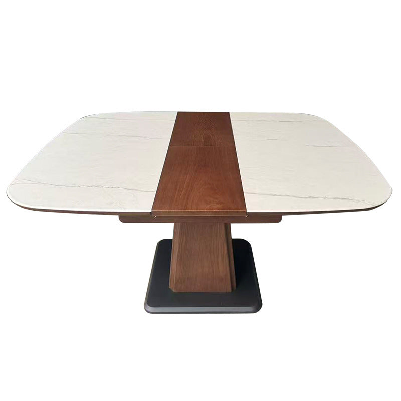 French retro multi-tier slate dining table - modern minimalist home dining table - cross-border e-commerce restaurant rectangular dining table