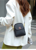 Top-grain leather 2024 new trendy fashion shoulder bag, stylish women's phone bag, soft leather versatile genuine leather handbag