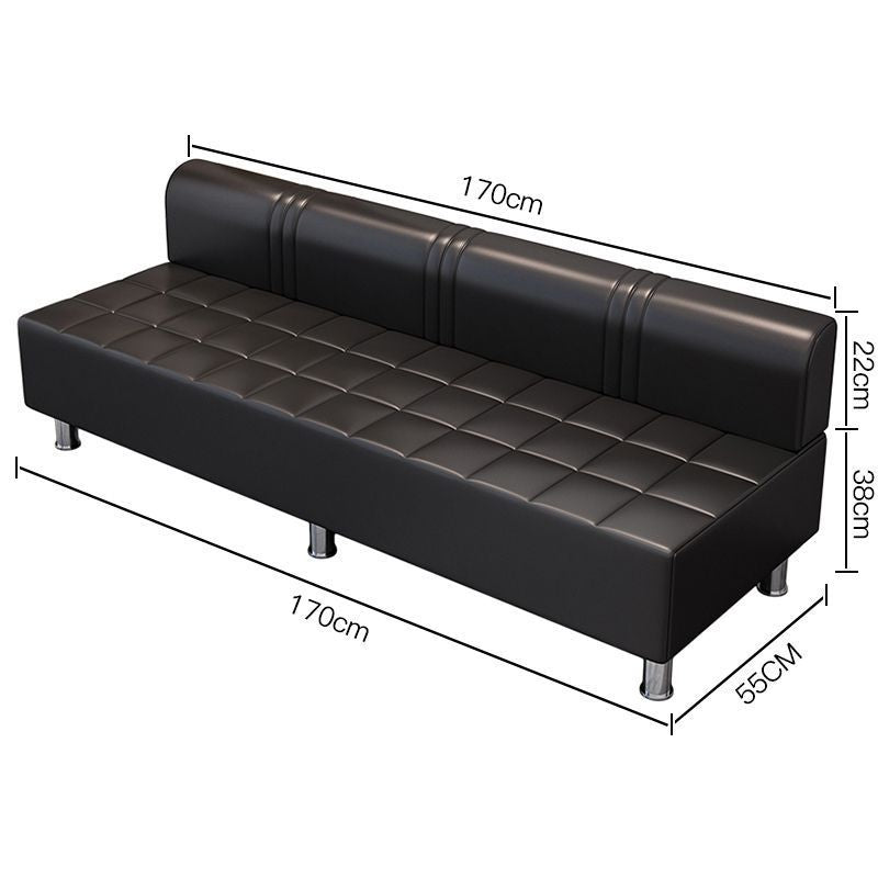 Influencer-approved salon waiting chair - stylish bench seat for hair salons & barbershops - comfortable lounging sofa for clients
