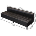Influencer-approved salon waiting chair - stylish bench seat for hair salons & barbershops - comfortable lounging sofa for clients