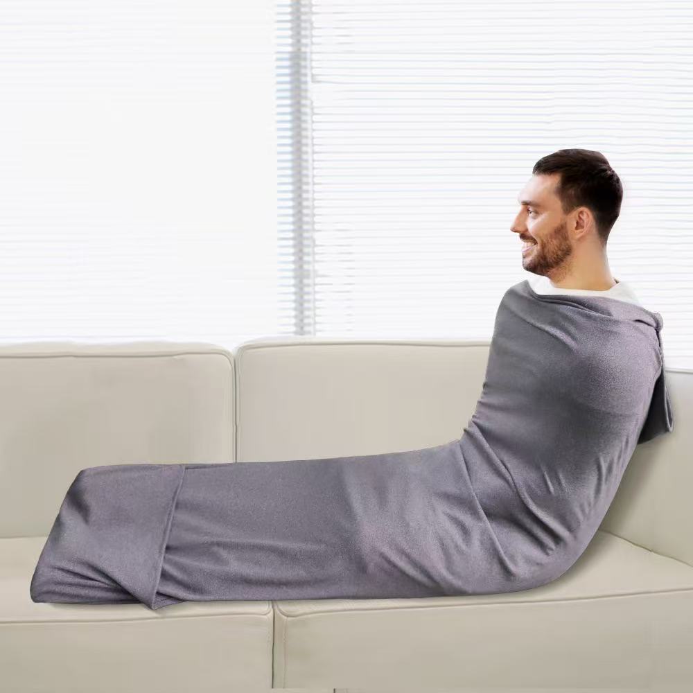New arrival home clothes shark sleeping bag emergency camping style sleeping bag gravity blanket ultra-thin sleeping bag travel hotel dirty sleeping bag