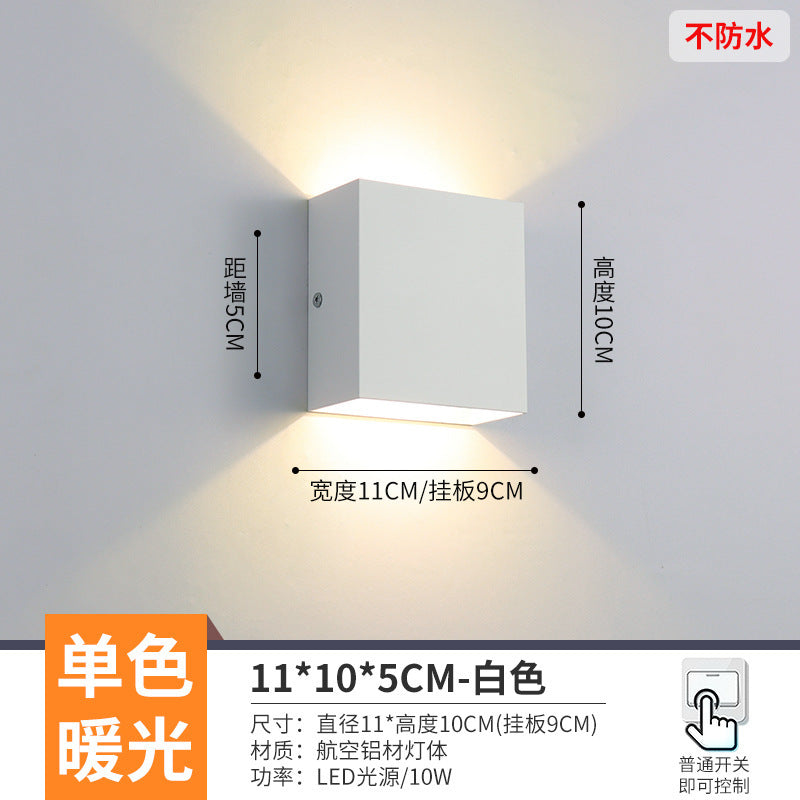 The whole network low-cost led corridor aisle entrance light new Nordic stairs balcony bedroom bedside background wall wall lamp
