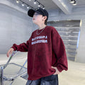 Boys' fall sweatshirt -  new collection - kids' autumn casual top - mid-to-large size - spring/autumn style - stylish boy's apparel