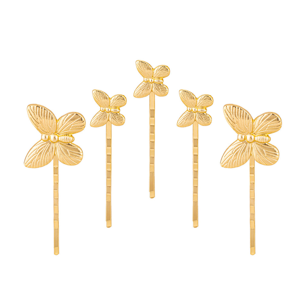 Wholesale alloy butterfly hair accessories: new cross-border fashion jewelry for brides and bridesmaids - high-end hair clips and barrettes