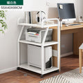 Printer stand shelf floor cabinet storage rack mobile office desk computer host bracket