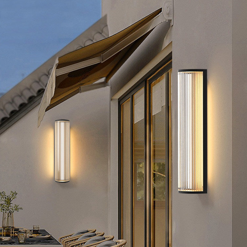 Outdoor modern waterproof courtyard light, exterior wall lamp, garden wall sconce, villa gate sides wall light, patio wall lamp