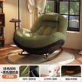 New arrival balcony chair rocking recliner casualfor home adult lazy sofa chair eggshell sleeping single rocking chair