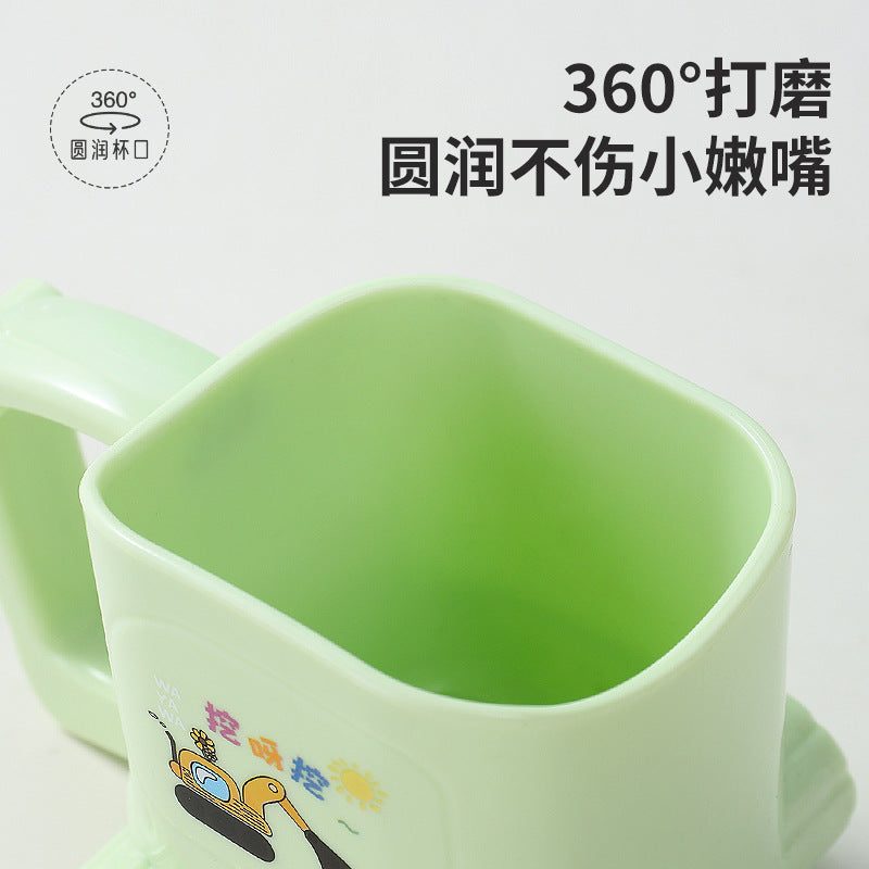 Kids' toothbrush cup, wash basin, toothbrush holder - 2-6 years old, baby home use, rinse cup, cute design for boys and girls, drop-proof
